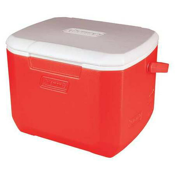 16 qt Wheeled Cooler Rolling Ice Chest Portable Outdoor Camping Tailgating Red